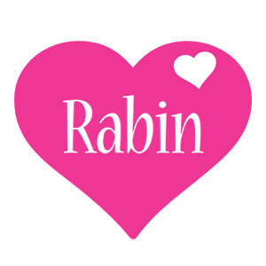 Rabin love-heart logo