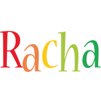 Racha birthday logo