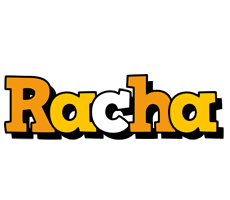 Racha cartoon logo