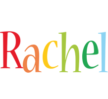 Rachel birthday logo