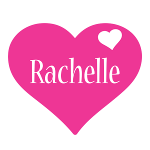 Rachelle love-heart logo