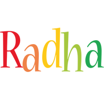 Radha birthday logo