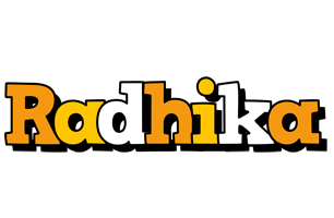 Radhika cartoon logo