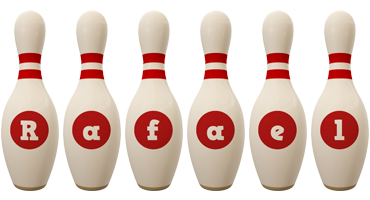 Rafael bowling-pin logo