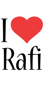 Rafi i-love logo