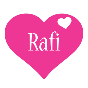 Rafi love-heart logo