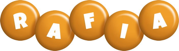Rafia candy-orange logo