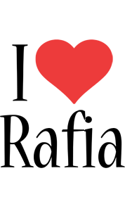 Rafia i-love logo