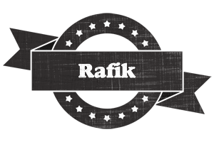 Rafik grunge logo