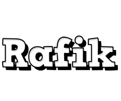 Rafik snowing logo