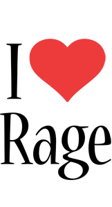 Rage i-love logo
