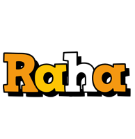 Raha cartoon logo
