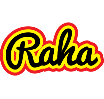 Raha flaming logo