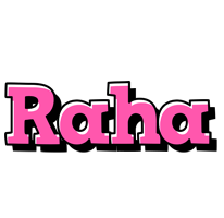 Raha girlish logo