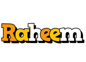 Raheem cartoon logo