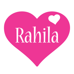 Rahila love-heart logo