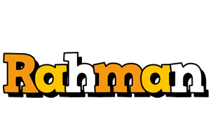 Rahman cartoon logo