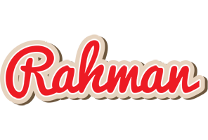 Rahman chocolate logo