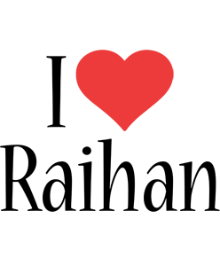 Raihan i-love logo