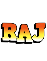 Raj sunset logo
