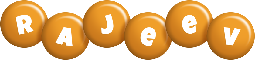 Rajeev candy-orange logo