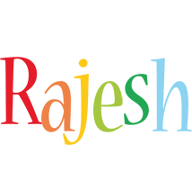 Rajesh birthday logo