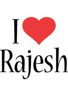 Rajesh i-love logo
