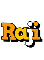 Raji cartoon logo