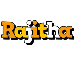 Rajitha cartoon logo