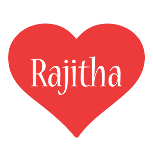 Rajitha love logo