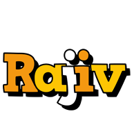 Rajiv cartoon logo
