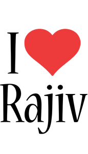 Rajiv i-love logo