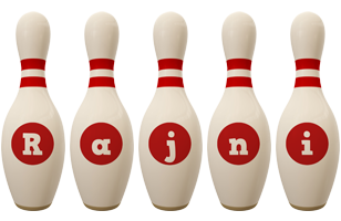 Rajni bowling-pin logo