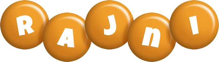Rajni candy-orange logo