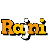 Rajni cartoon logo