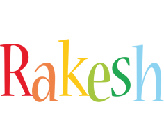 Rakesh birthday logo