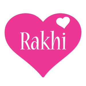 Rakhi love-heart logo