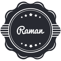 Raman badge logo