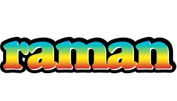 Raman color logo