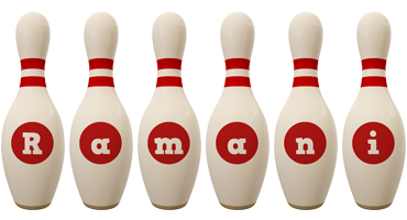 Ramani bowling-pin logo