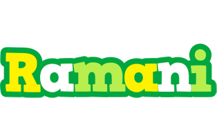 Ramani soccer logo