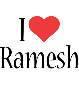 Ramesh i-love logo