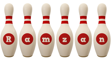 Ramzan bowling-pin logo