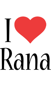 Rana i-love logo