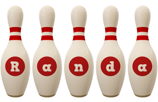 Randa bowling-pin logo