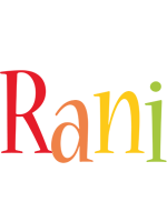 Rani birthday logo