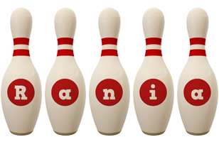 Rania bowling-pin logo