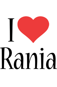 Rania i-love logo