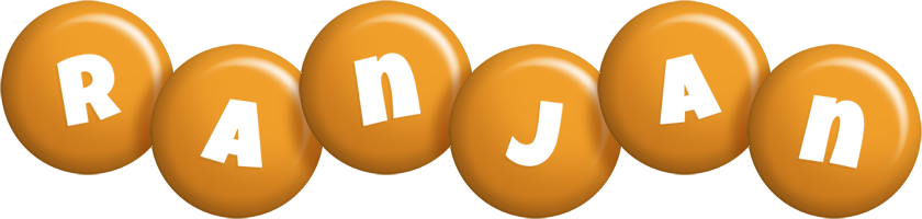 Ranjan candy-orange logo