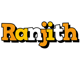 Ranjith cartoon logo